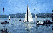 "Sailing at Lake Mohawk, Sparta, N.J."